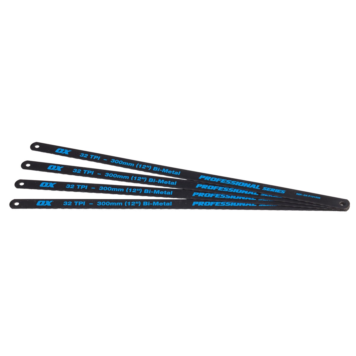 OX Pro Hacksaw Blades – 300mm / 12in – 4pk