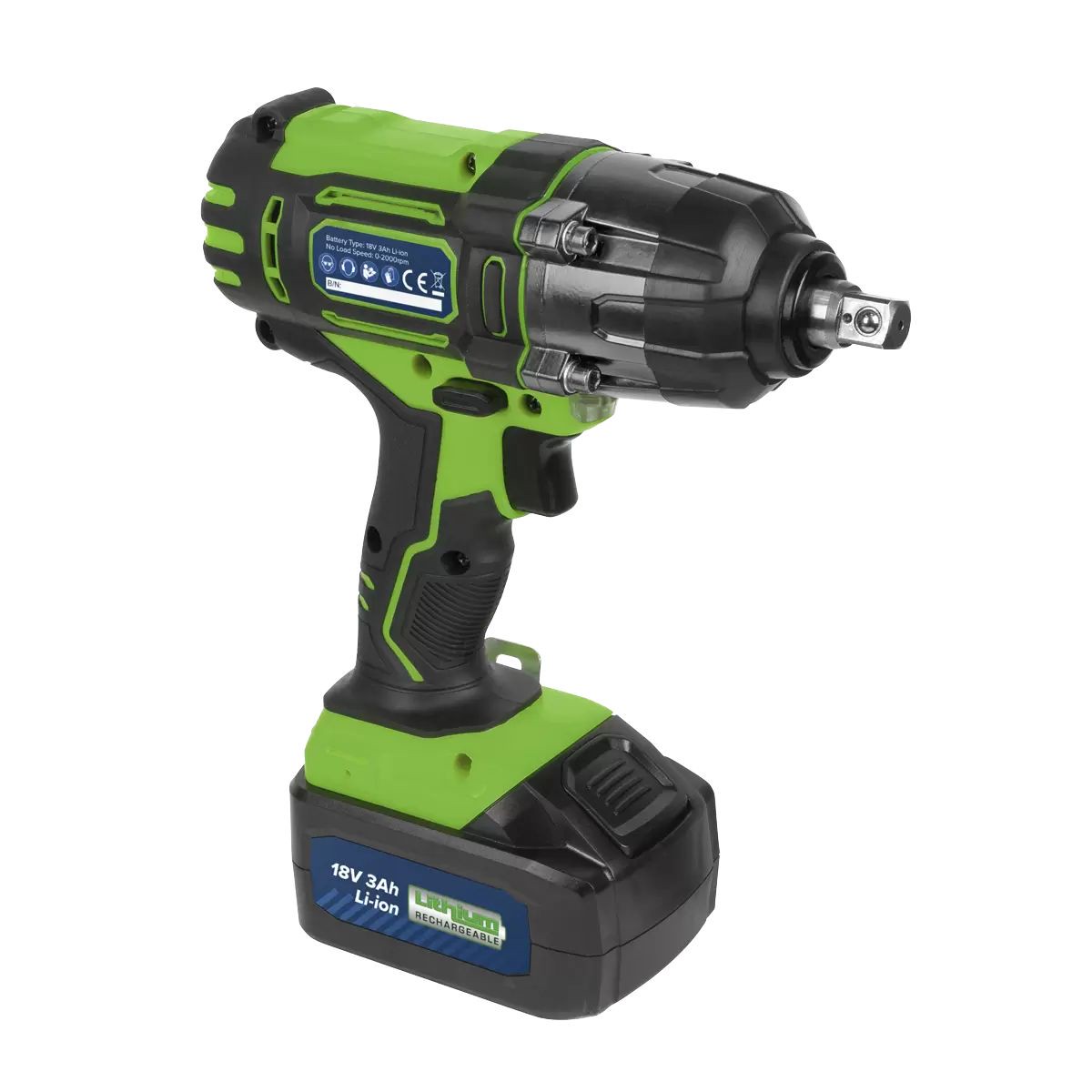 Sealey CP400LIHV 18V 1/2″ Impact Wrench Cordless Kit
