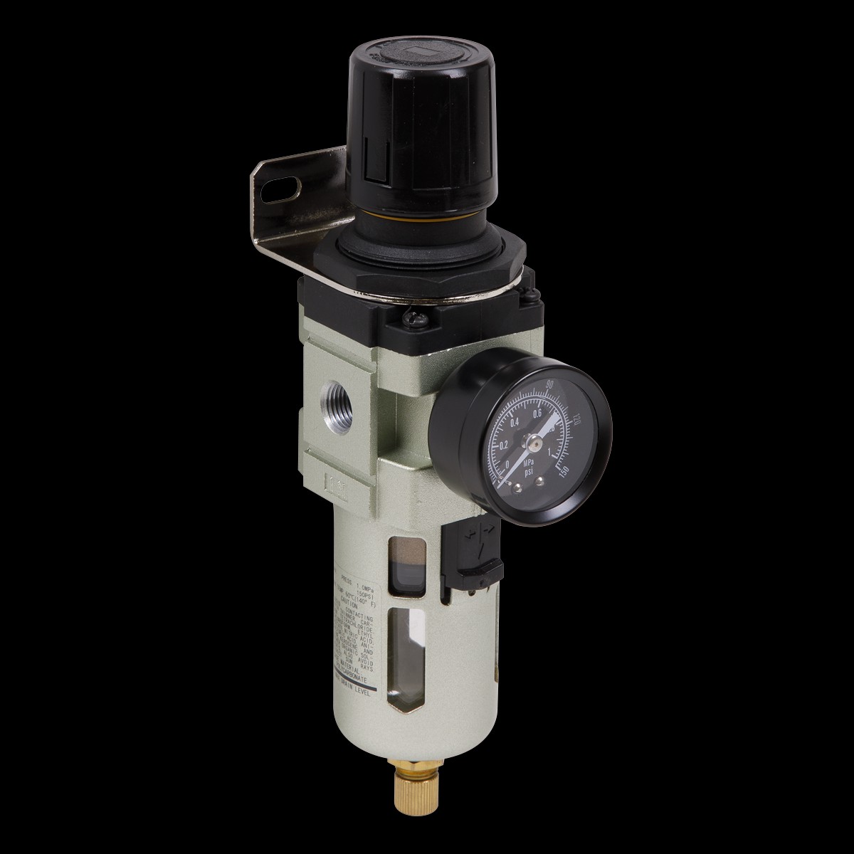 Sealey SA106FR Air Filter/Regulator Max Airflow 70cfm