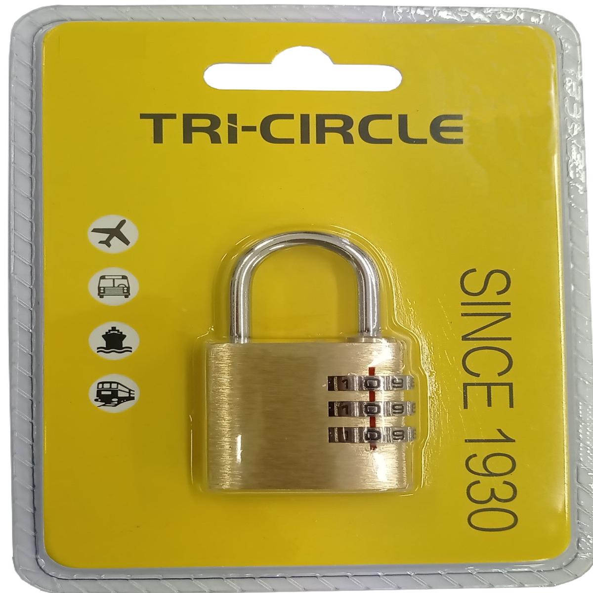 Tri-Circle Combination Padlock – #KDT3030 20mm