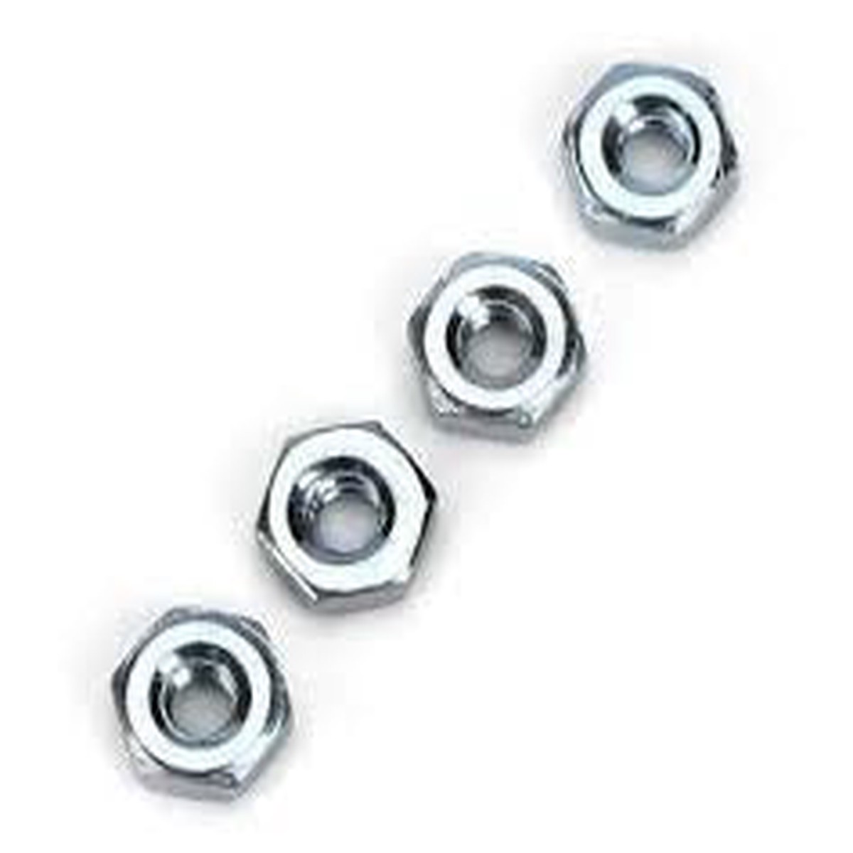 Waldom F562C 8-32 HEX NUT STEEL NICKEL PLATED 5/16 HEX (100 pack)