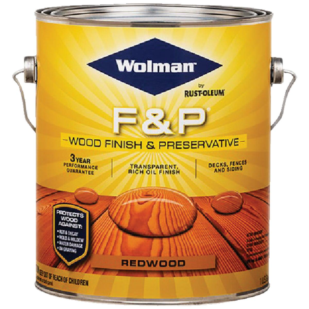Wolman F038P Transparent Wood Finish And Preservative Redwood 1 Gal