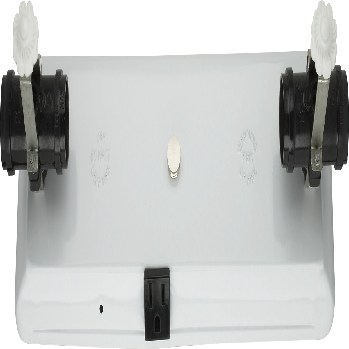 4-Light U-Channel Glass Holder – 4 Light-Convenience Outlet For Use With 24″ U-Bend Glass – Includes Hardware – 60W Max – 25-Pack