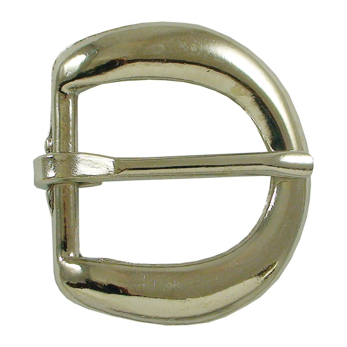 " Heel Bar Buckle - Nickel Plate