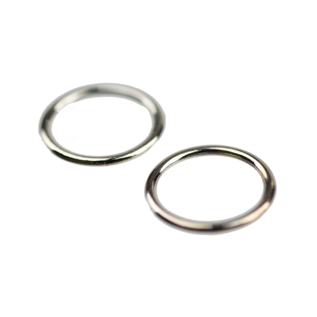 ZINC ALLOY METAL RING SILVER