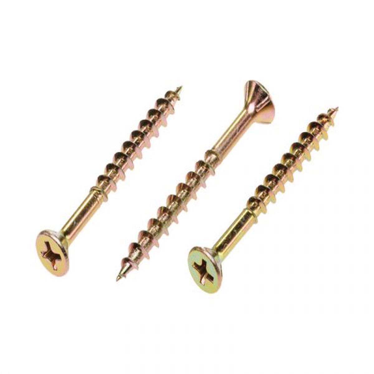 Zinc Plated Chipboard Screws 8g x 35mm - Pack of 100