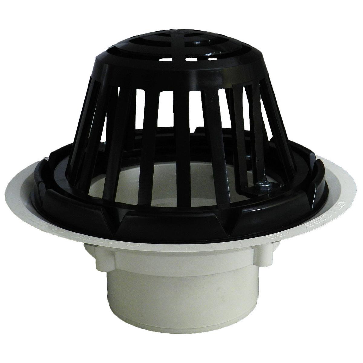 Roof Drain - 4" | Cast Iron Dome | Without Receiver Pan