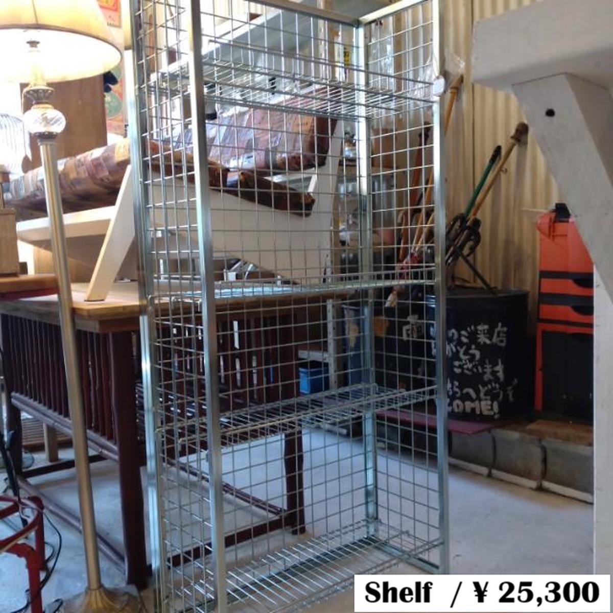 [In-store pickup only] WIRE Shelf GALVANIZED Mesh Steal Shelf Interior Storage Visible Storage